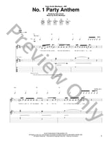 #1 Party Anthem Guitar and Fretted sheet music cover